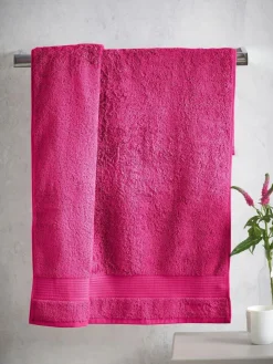 Next Pink Hot Egyptian Cotton Towel^ Towels & Bathmats