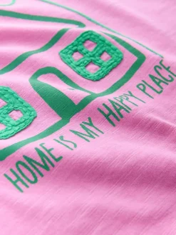 Next Pink House Short Sleeve T-Shirt (3mths-7yrs)^ Tops|T-Shirts