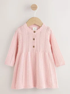 Next Knitted Baby Dress (0mths-2yrs)^ Dresses|Knitwear