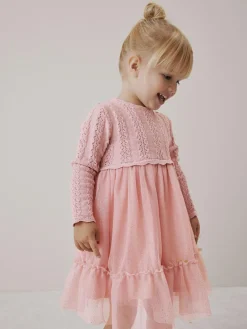 Next Knitted Occasion Dress (3mths-10yrs)^ Knitwear & Sweaters|Knitwear