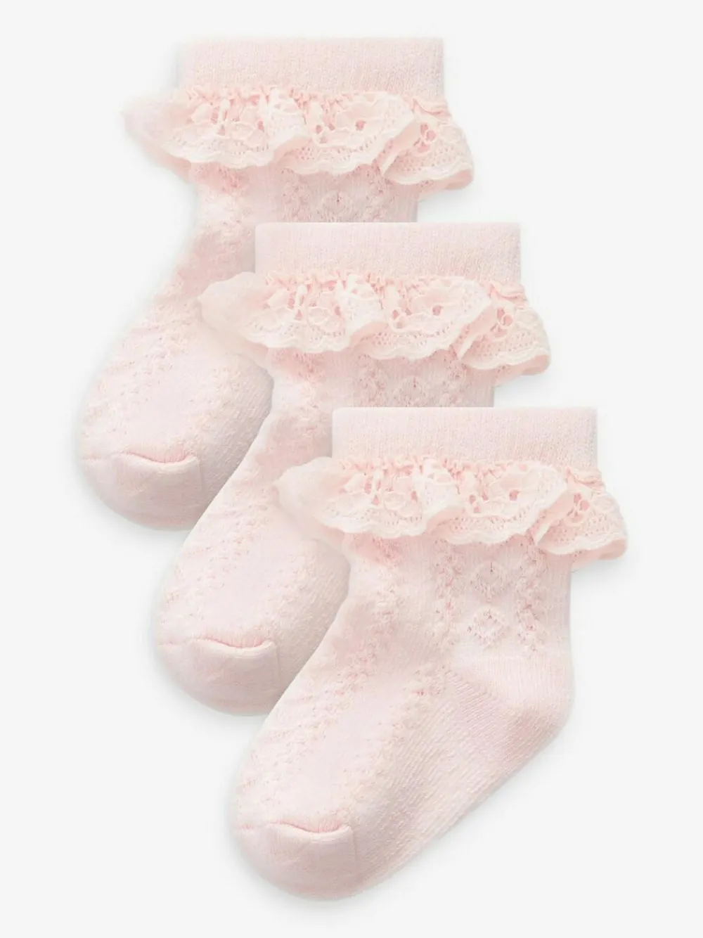 Next Lace Baby Socks 3 Pack^ Socks & Tights|Socks & Tights