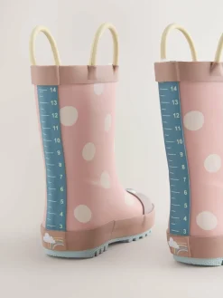 Sale Next Pink Ladybird Handle Wellies