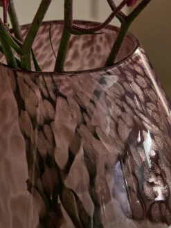 Next Pink Large Glass Confetti Vase^ Vases