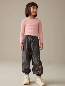 Next Pink Long Sleeve Ribbed Top (3-16yrs)^ Nightwear|T-Shirts