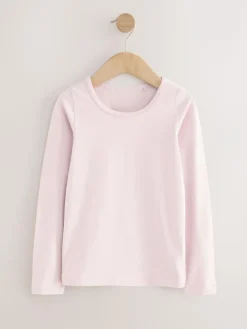 Online Next Long Sleeve Vests 2 Pack (1.5-12yrs) Pink