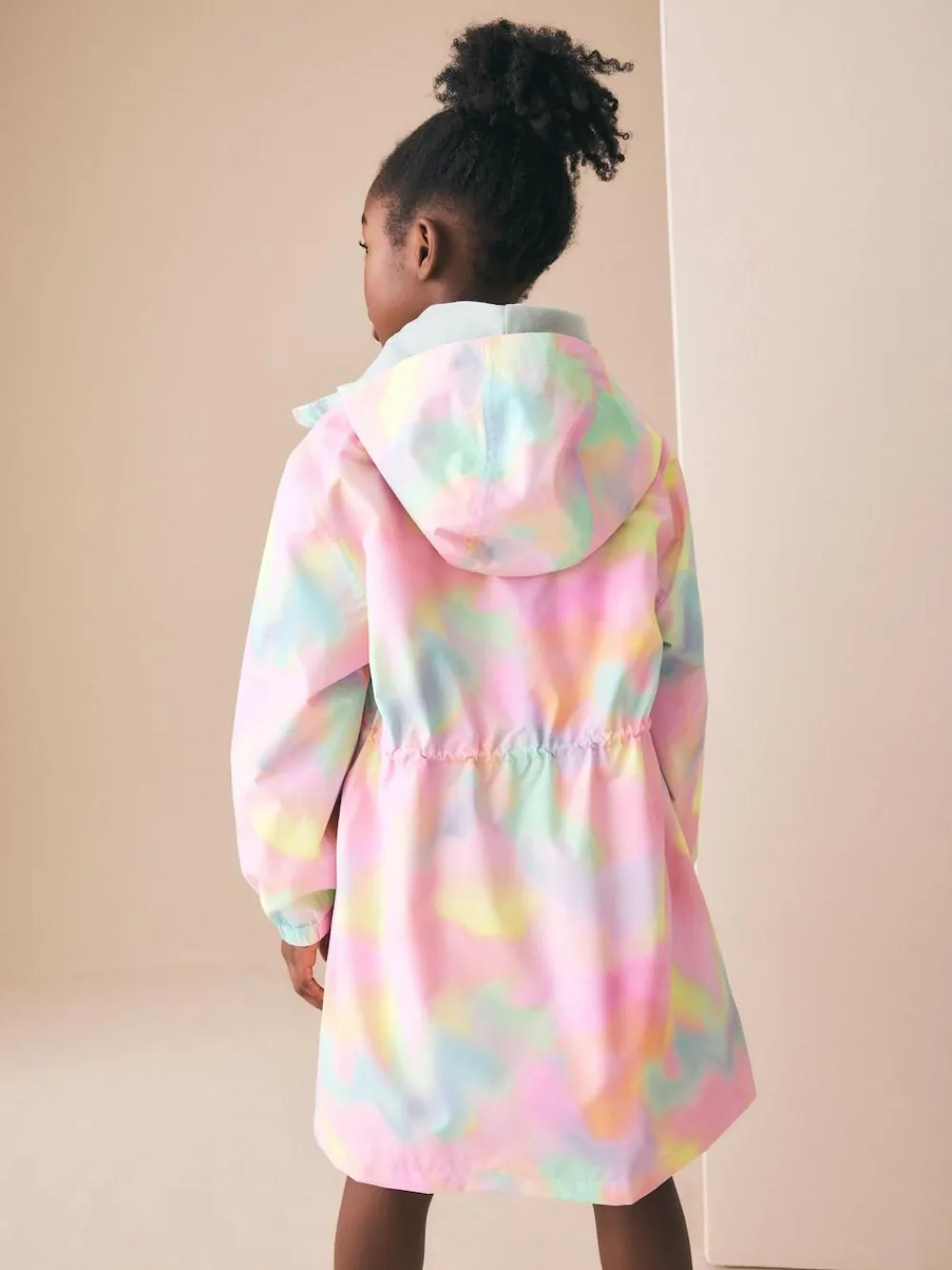 Next Pink Marble Waterproof Printed Cagoule (3-16yrs)^ Jackets & Coats|Snowsuits & Coats