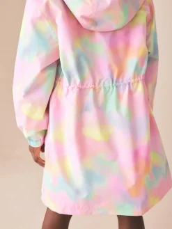 Next Pink Marble Waterproof Printed Cagoule (3-16yrs)^ Jackets & Coats|Snowsuits & Coats