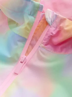 Next Pink Marble Waterproof Printed Cagoule (3-16yrs)^ Jackets & Coats|Snowsuits & Coats