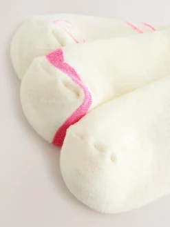 Next Pink Matcha Cushion Sole Sports Ankle Socks 3 Pack^Women Socks & Tights|Sportswear