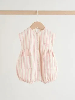 Next 3 Pack Baby Rompers Pink Milk Club