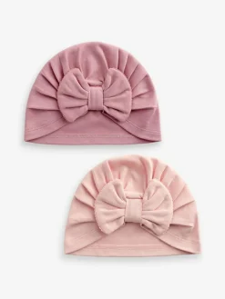 Next 2 Pack Baby Turbans (0-18mths)^ Multipacks|Hats & Scratch Mitts