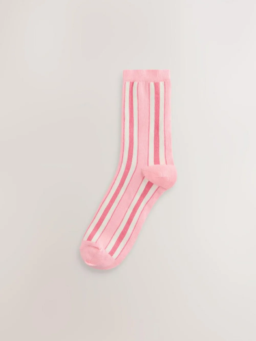 Next Pink Multi Stripe Ankle Socks 4 Pack^Women Socks & Tights