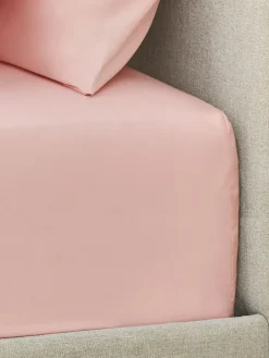 Next Pink Non Iron Simply Soft Extra Deep Fitted Sheet^ Bedsheets & Pillow Cases