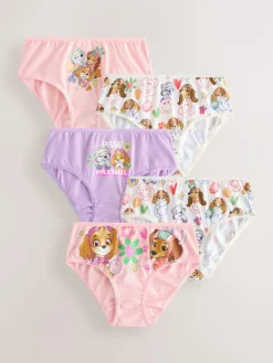 Next Pink Paw Patrol Briefs 5 Pack (2-8yrs)^ Underwear