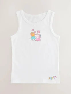 Next Pink Peppa Pig 3 Pack Classic Vests (1.5-8yrs)^ Nightwear|Underwear