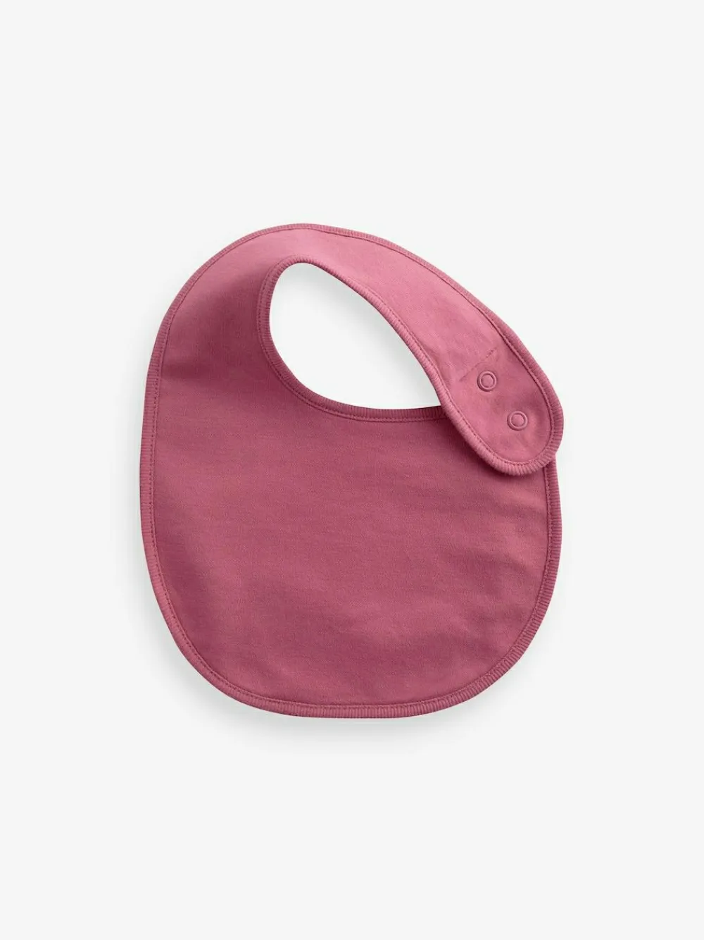 Best Next Pink Plain 5 Pack Baby Bibs