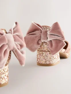 New Next Platform Heel Occasion Shoes Pink