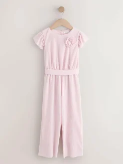 Sale Next Plisse Jumpsuit (3-16yrs) Pink