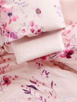 Discount Next Pink Puffer Floral Baby Coat (0mths-2yrs)