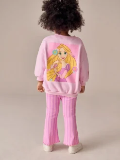 Sale Next Pink Rapunzel Disney Princess Sweatshirt & Flare Leggings Set (3mths-7yrs)