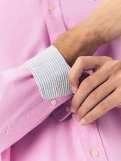 Next Pink Regular Fit Long Sleeve Oxford Shirt^ Shirts