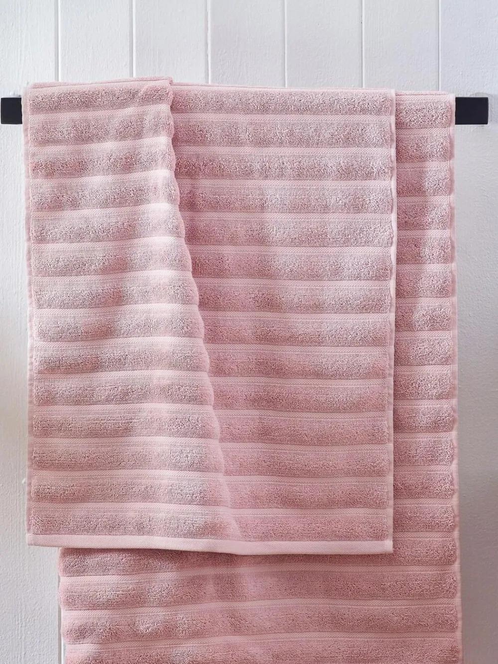 Discount Next Ribbed Towel Pink