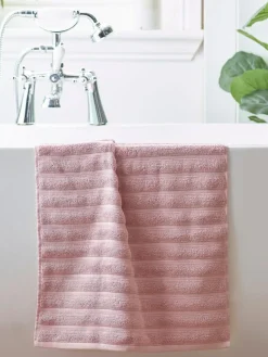 Discount Next Ribbed Towel Pink