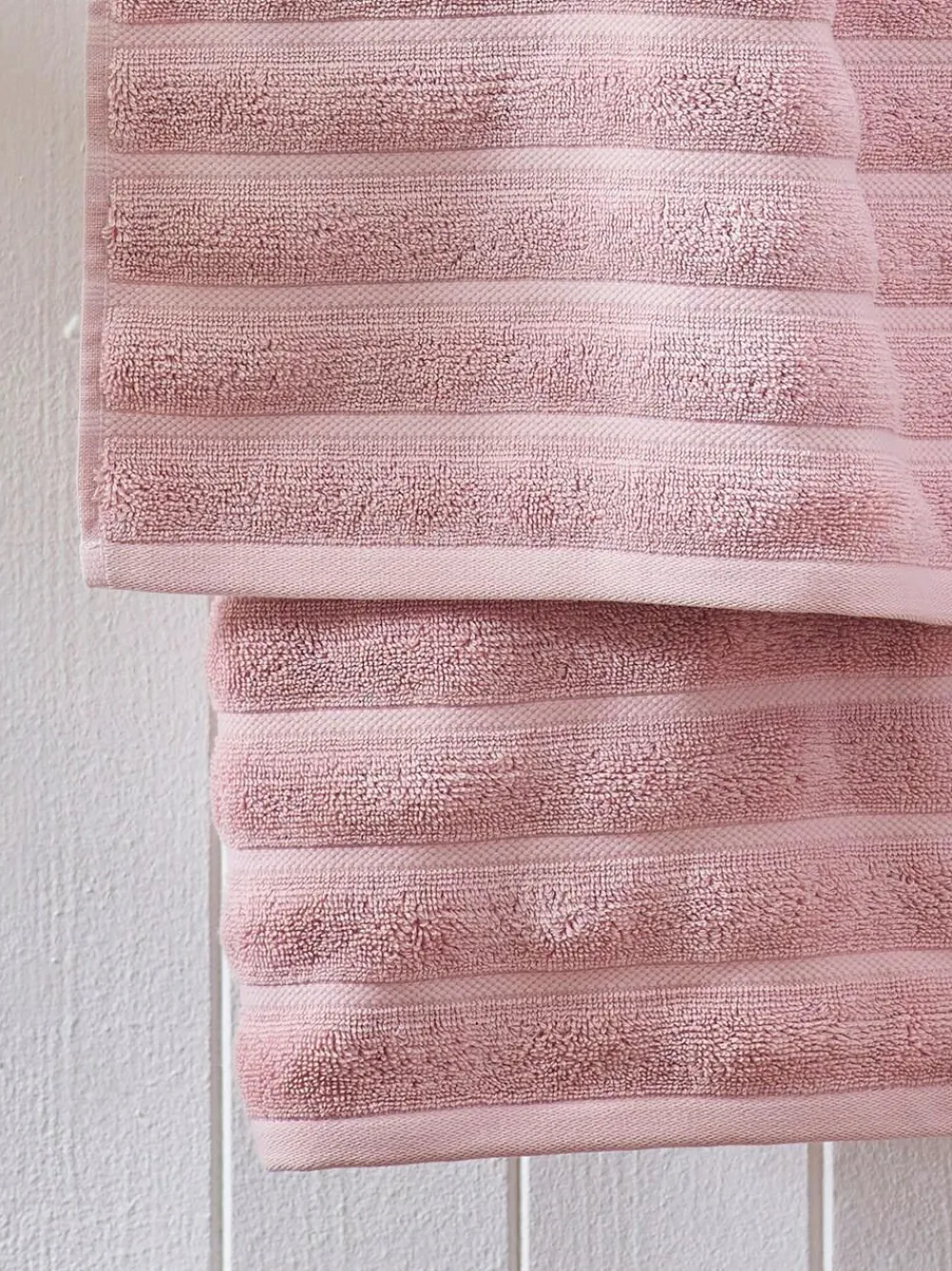 Discount Next Ribbed Towel Pink