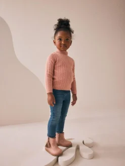 Clearance Next Pink Roll Neck Jumper (3mths-10yrs)