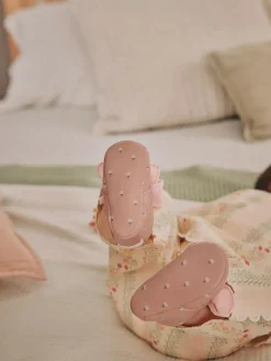 Discount Next Baby Floral Print Boots (0-18mths) Pink Rust