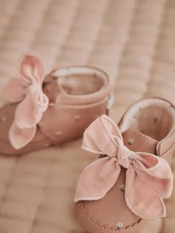 Discount Next Baby Floral Print Boots (0-18mths) Pink Rust