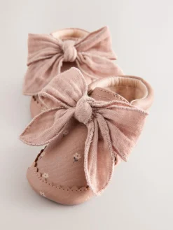 Discount Next Baby Floral Print Boots (0-18mths) Pink Rust