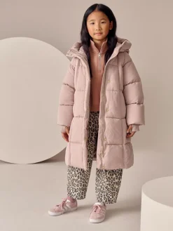 New Next Shower Resistant Padded Coat (3-16yrs) Pink