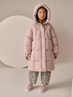 New Next Shower Resistant Padded Coat (3-16yrs) Pink