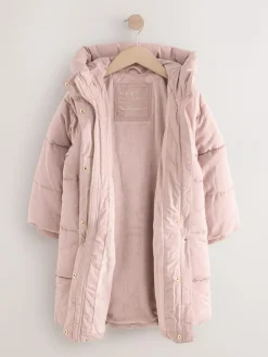 New Next Shower Resistant Padded Coat (3-16yrs) Pink