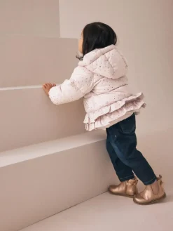 Next Shower Resistant Padded Coat With Frill Hem (3mths-7yrs)^ Baby Winter Clothing|Coats, Jackets & Pramsuits