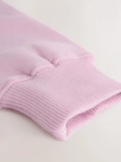 Outlet Next Sweatshirt And Wide Leg Joggers Set (3-16yrs) Pink Slogan