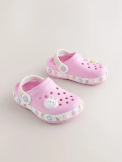 Clearance Next Standard Fit (F) Character Clogs Pink