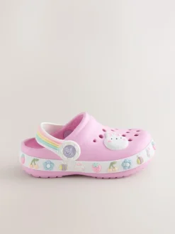 Clearance Next Standard Fit (F) Character Clogs Pink
