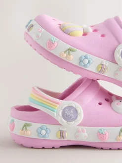 Clearance Next Standard Fit (F) Character Clogs Pink