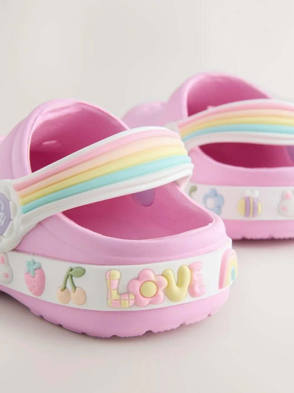 Clearance Next Standard Fit (F) Character Clogs Pink