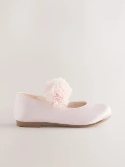 Next Standard Fit (F) Satin Flower Girl Occasion Mary Jane Shoes^ Occasionwear|Shoes