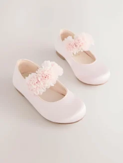 Next Standard Fit (F) Satin Flower Girl Occasion Mary Jane Shoes^ Occasionwear|Shoes