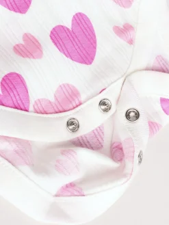 Discount Next Pink Star 5 Pack Long Sleeve Baby Bodysuits