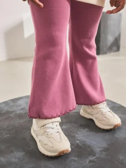 Online Next Long Sleeve Top and Flare Set (3mths-7yrs) Pink Stars