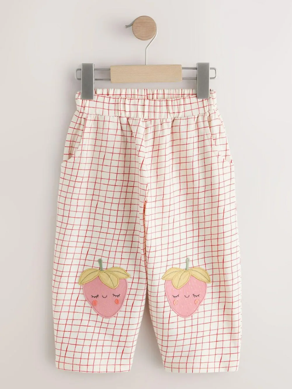 Next Embellished Barrel Trousers (3mths-7yrs) Pink Strawberry