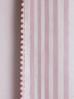 Next Pink Stripe Eyelet Blackout Curtains^ Curtains & Blinds