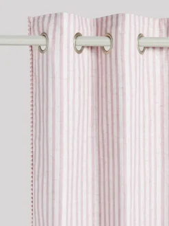 Next Pink Stripe Eyelet Blackout Curtains^ Curtains & Blinds