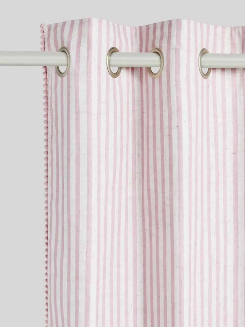Next Pink Stripe Eyelet Blackout Curtains^ Curtains & Blinds