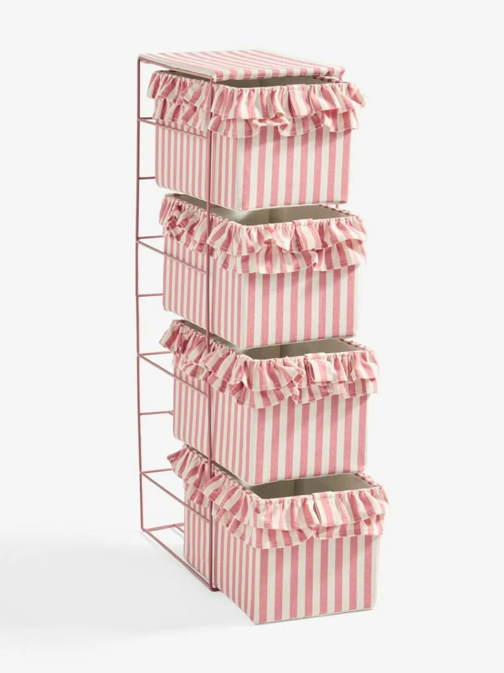 Next Pink Stripe Frill Storage Drawers^ Storage & Organisation